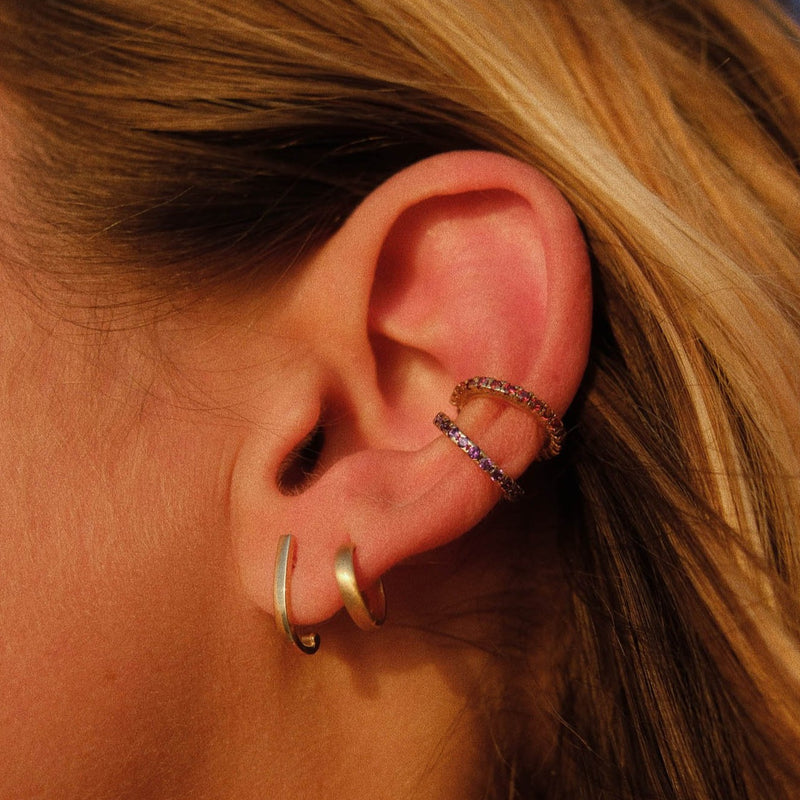 Elegant huggie earrings from 9-18k solid gold | Nano Hoop | Lil Milan
