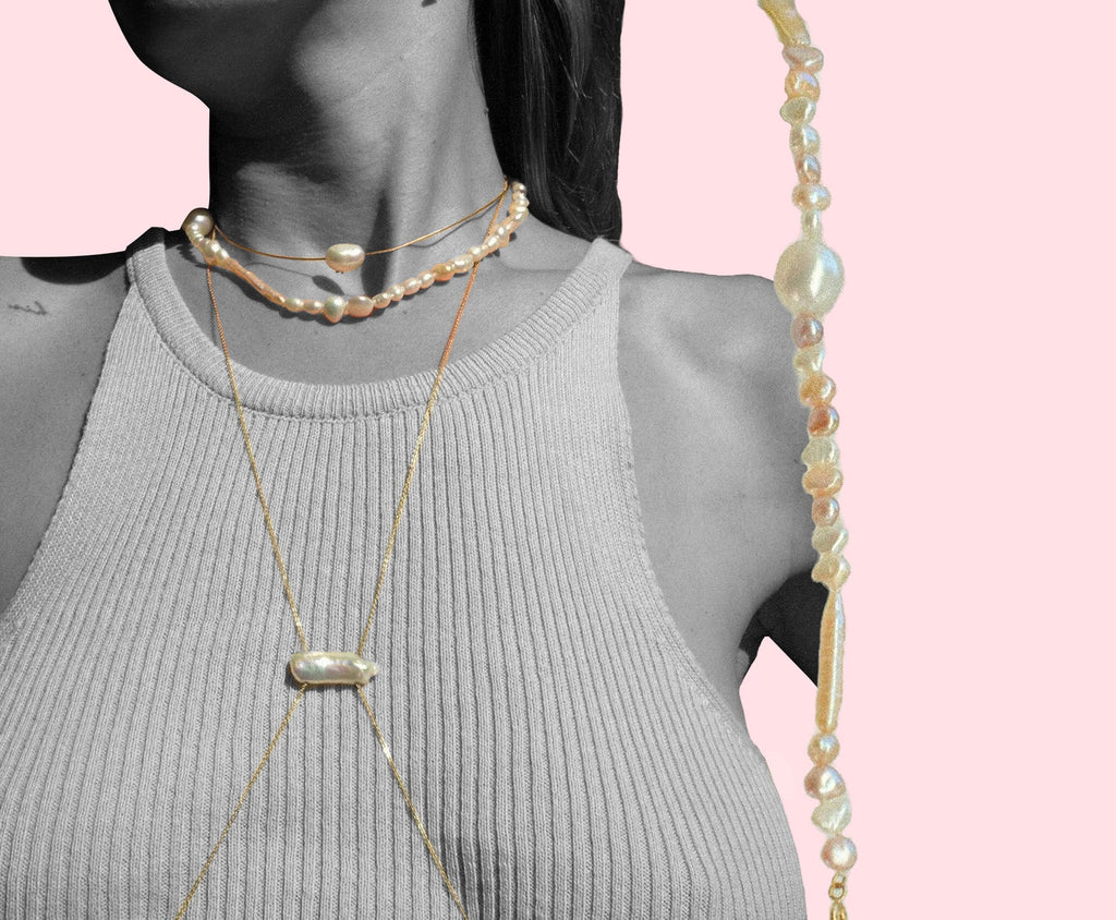 Collana a maglia rolò con ciondolo a cerchio in oro bianco 18k e diamanti | GV