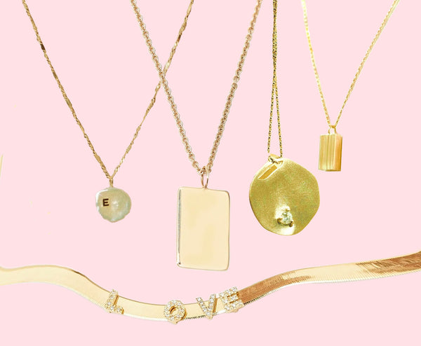 How to Personalise a Custom Name Gold Necklace - LIL Milan