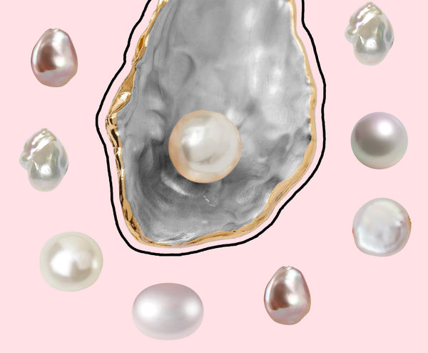 pearls shape guide, what determines pearl shape, types of pearl shapes