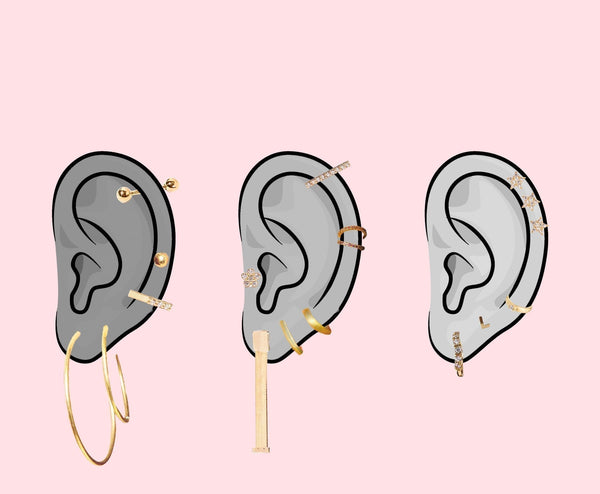 piercing guide, ear piercing guide, how to style ear piercing
