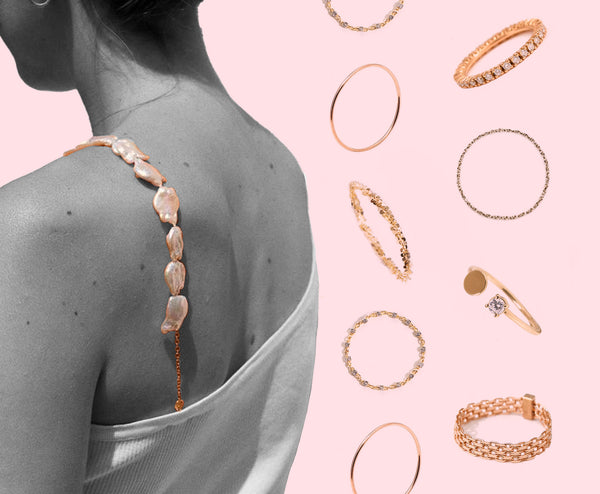 styling Lil Milan jewellery, styling dainty jewellery, styling minimalist jewellery