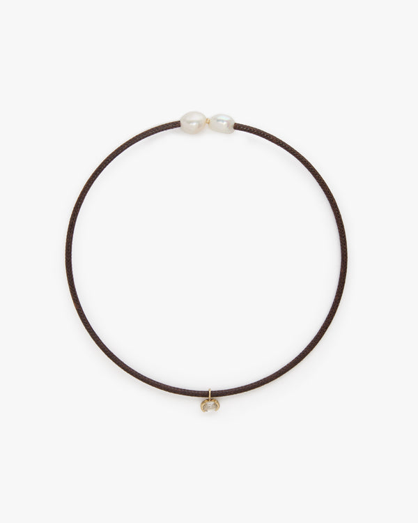 Ancora Tu Brown Necklace