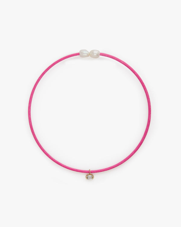 Ancora Tu Fuchsia Necklace