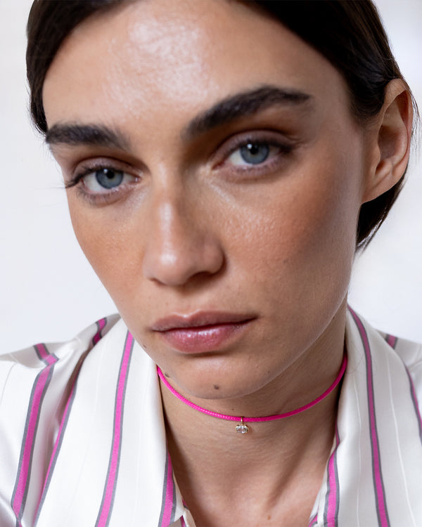 Ancora Tu Fuchsia Necklace