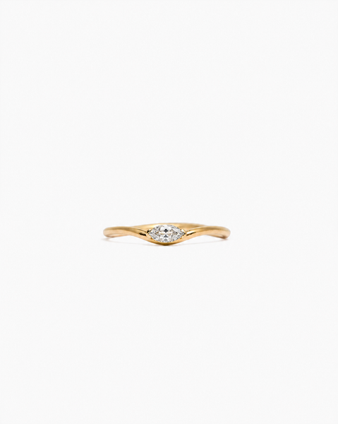 Anello Quiet Goccia Diamante