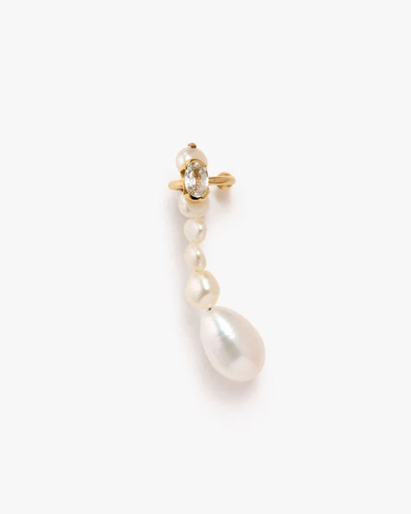 Traveller Orecchini A Clip Senza Piercing – Perla Imitazione Maiorca 10mm, Placcati Oro 22kt – Leggeri E Comodi (2g)