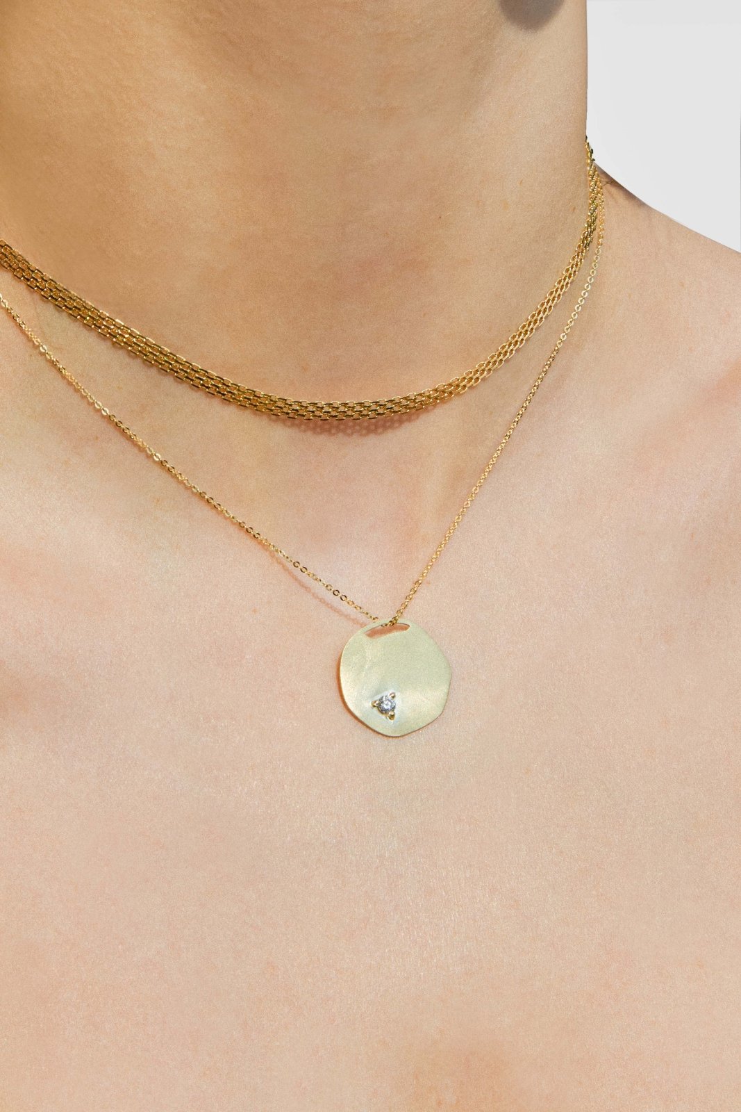 Collana con crino naturale a forma di rombo – Pure Gems Collana con crino naturale a forma di rombo – Pure Gems