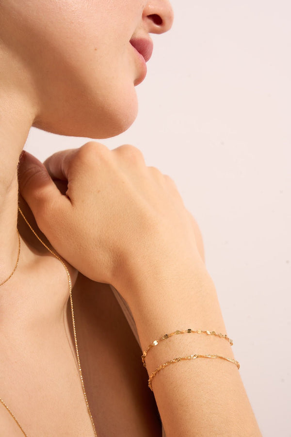 Dna Yellow Gold Bracelet - LIL Milan