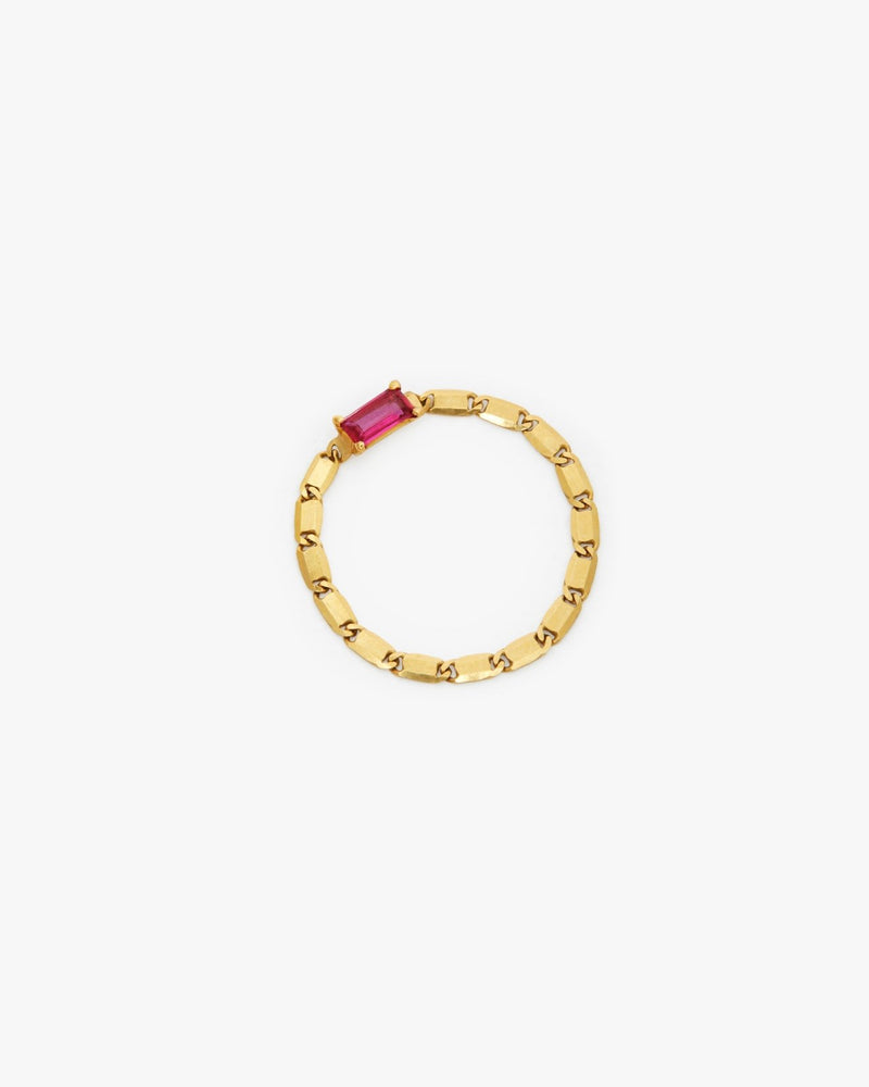 Glimmer Ring Pink Ruby - LIL Milan