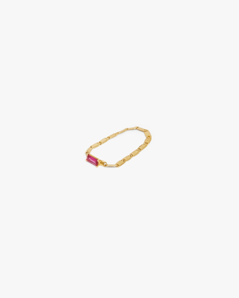 Glimmer Ring Pink Ruby - LIL Milan
