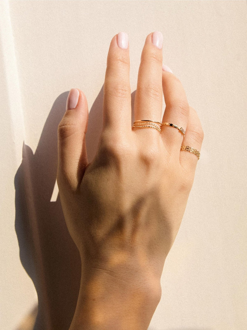 Glimmer Ring White Diamond - LIL Milan