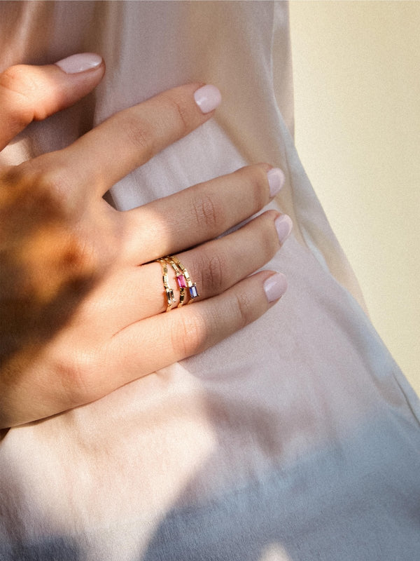 Glimmer Ring White Diamond - LIL Milan