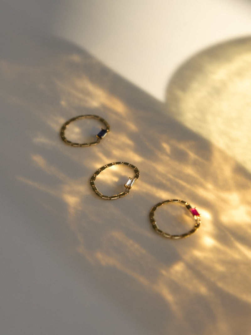 Glimmer Ring White Diamond - LIL Milan