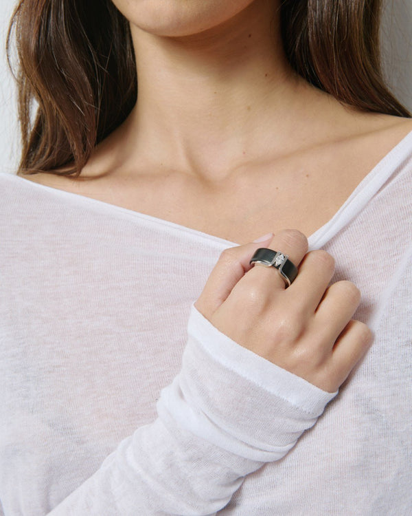 LIL Cover Ring - Gold Marquise - LIL Milan