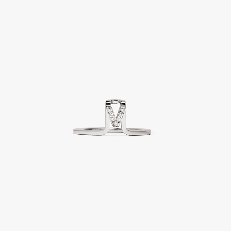 LIL Cover Ring - Silver Letter - LIL Milan