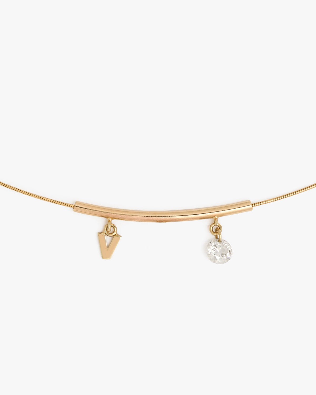 Sustainable Diamond - Promise Necklace - LIL Milan