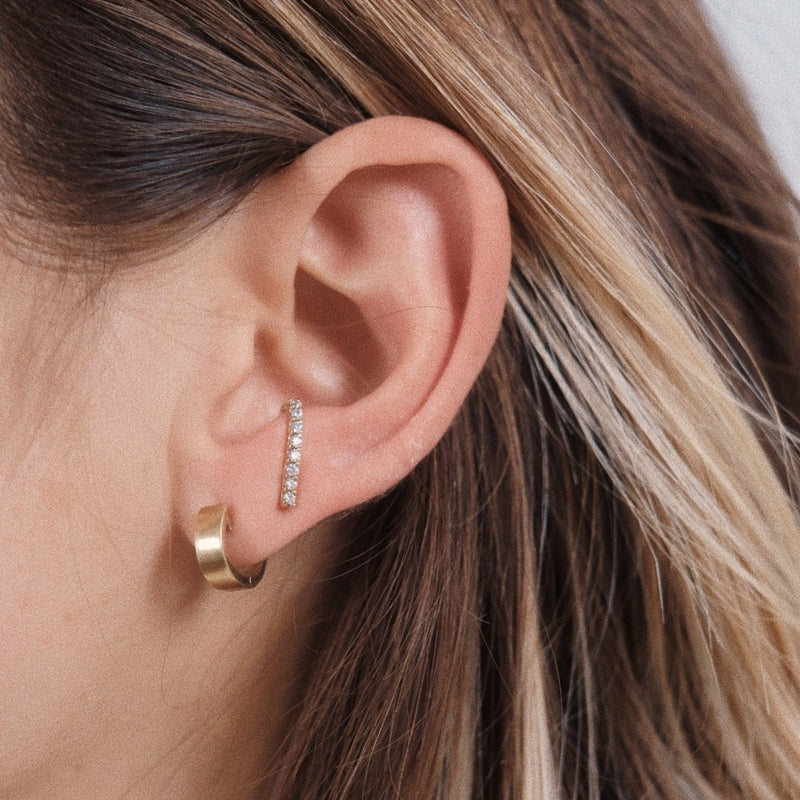 Earring in Yellow Gold for Women | Rainbow | LIL Milan