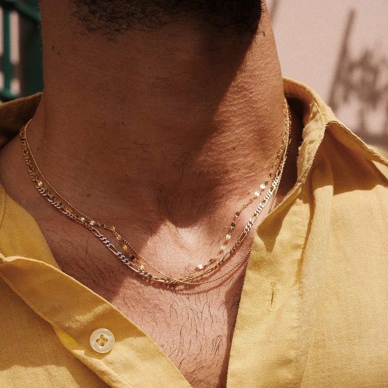 Tiny and Classy Gold Necklace  for men| Nude Choker |  LIL Milan