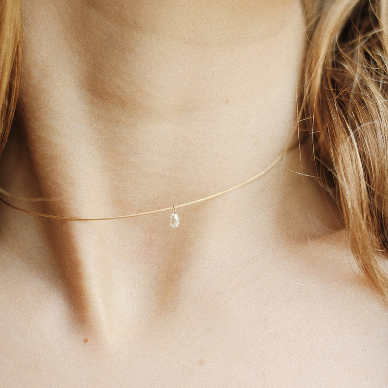 Delicate choker with diamonds | Promise | Lil Milan