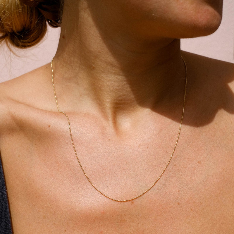Tiny and Classy Gold Necklace | Nude Choker |  LIL Milan