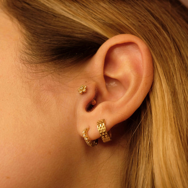 Styling gold earrings for women | Honey Hoop | Lil Milan