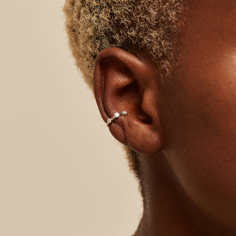 Galaxy Earcuff White