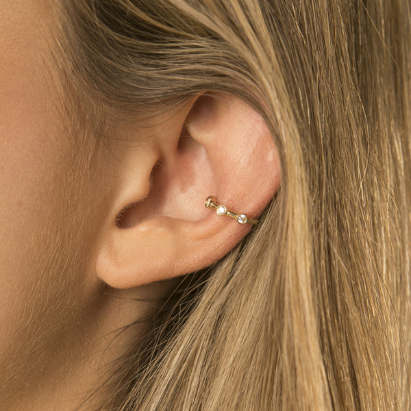 Galaxy Earcuff White