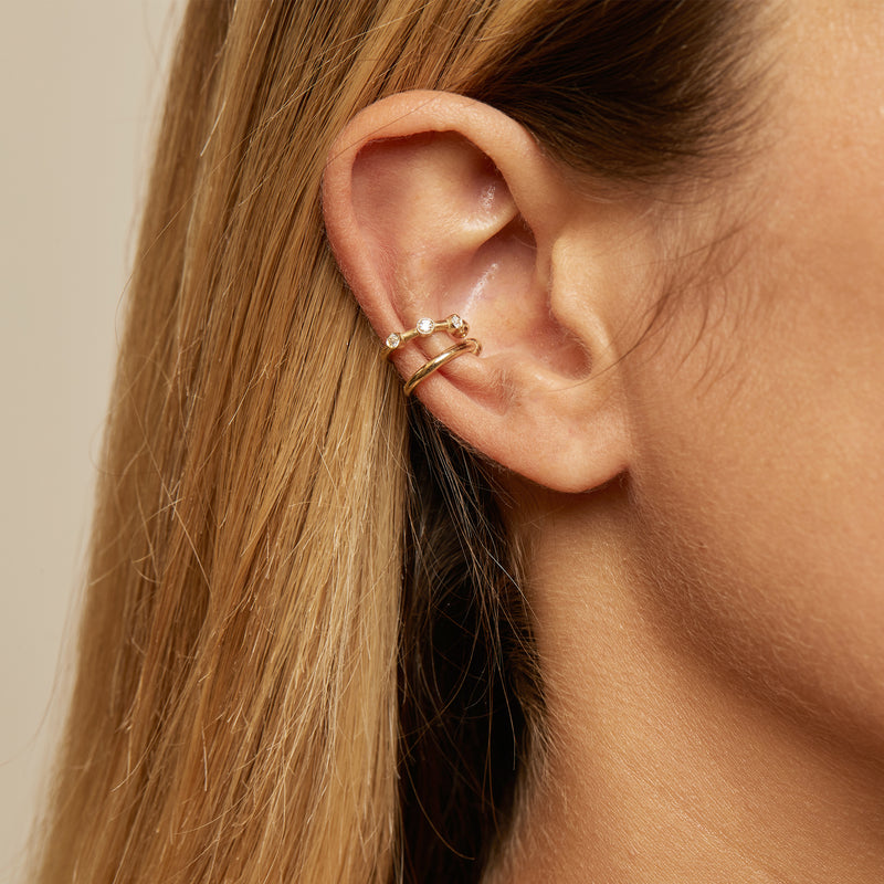 Galaxy Earcuff White