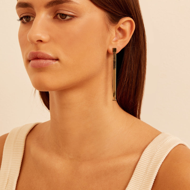 Goldie Earring | Yellow Gold Women's Earing | Lil Milan