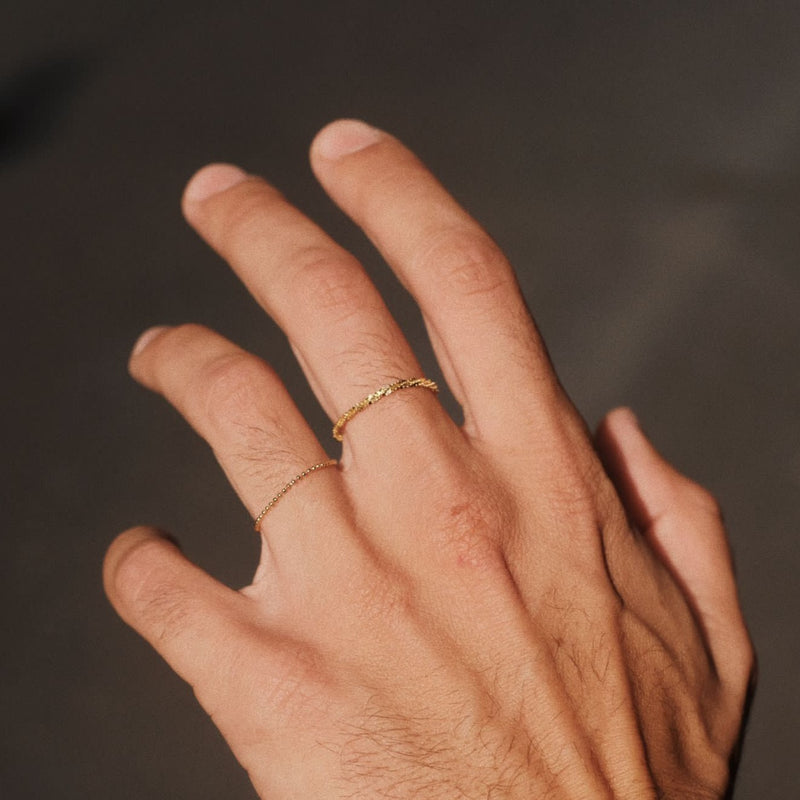 White Gold Rings Combo For Women | Nude | LIL Milan