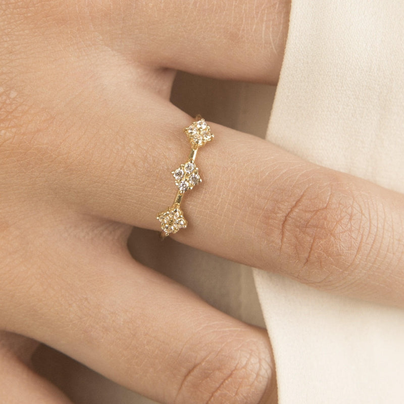 Calypso Ring White - LIL Milan