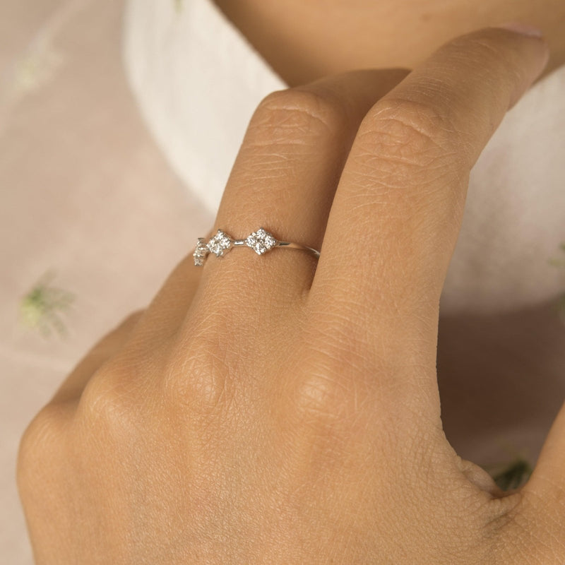Calypso Ring White - LIL Milan