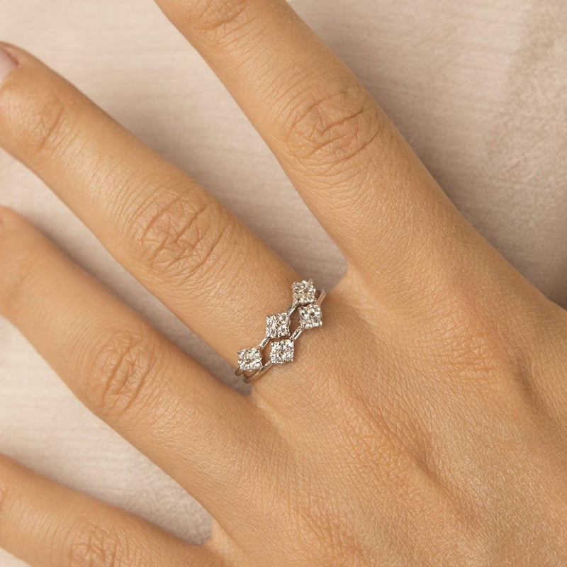 Calypso Ring White - LIL Milan