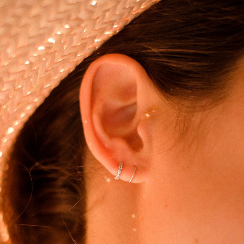 Curvy Earring Yellow Gold - LIL Milan