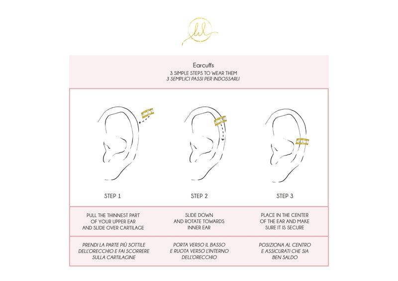 Galaxy Earcuff Yellow Gold - LIL Milan