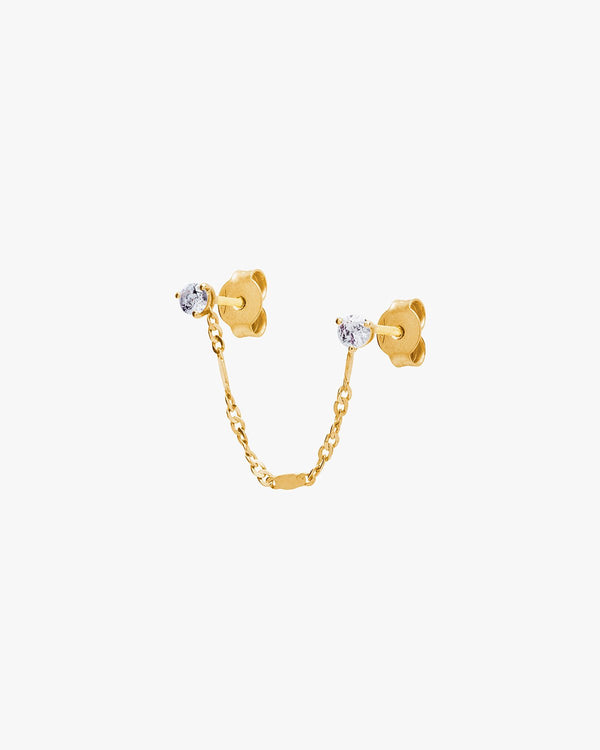 Girls Tears Yellow Gold Earring - LIL Milan