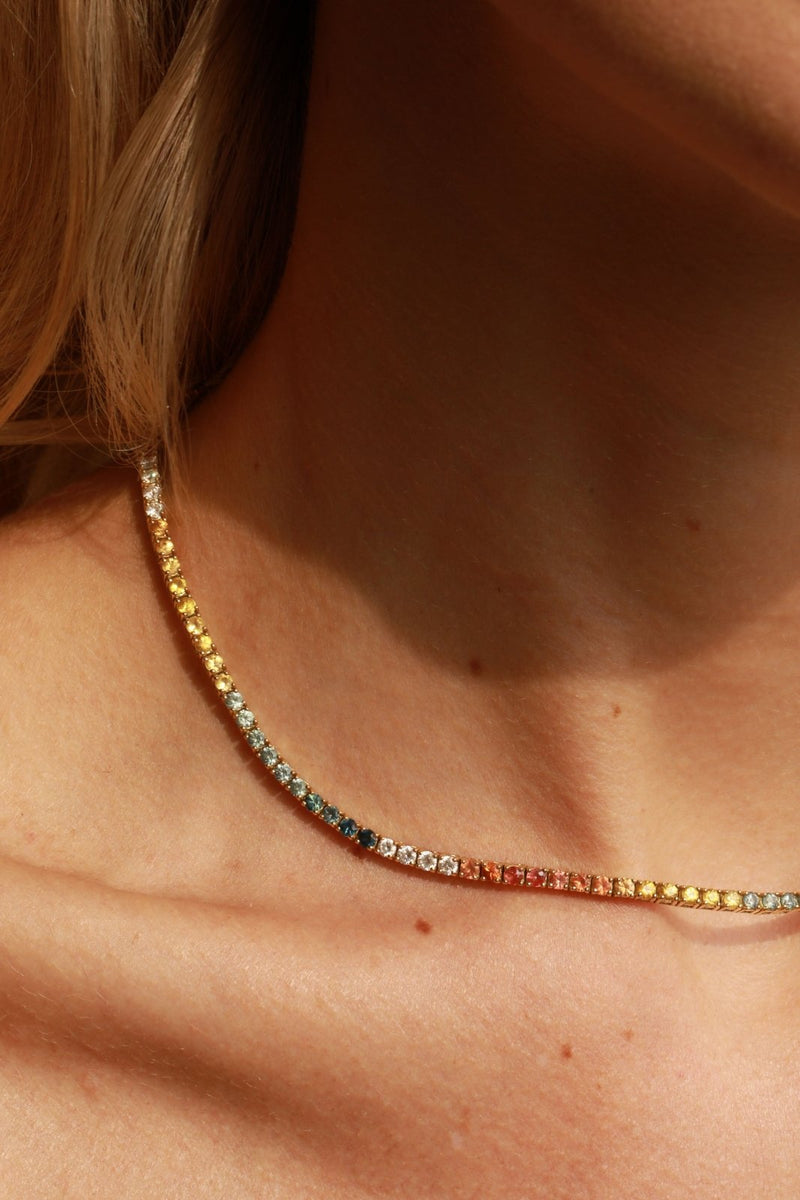 Tennis choker zaffiri - LIL Milan