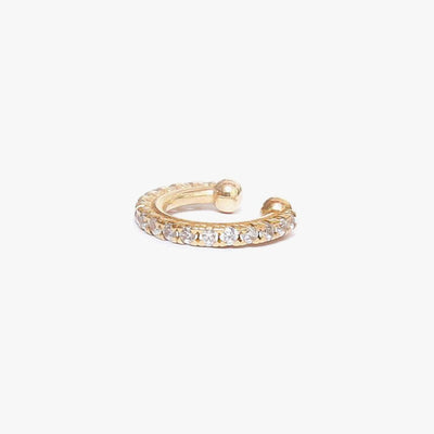 Tipsy Earcuff White - LIL Milan